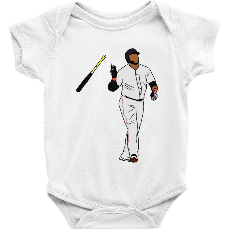 Big Papi Bat Flip Baby Bodysuit | Artistshot