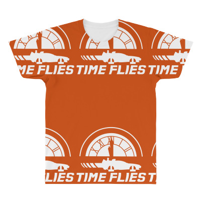 Time Flies All Over Men's T-shirt Designed By Icang Waluyo