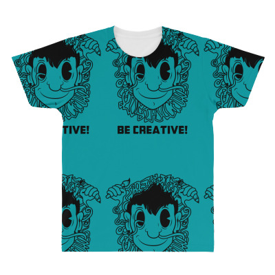 Be Creative All Over Men's T-shirt Designed By Icang Waluyo