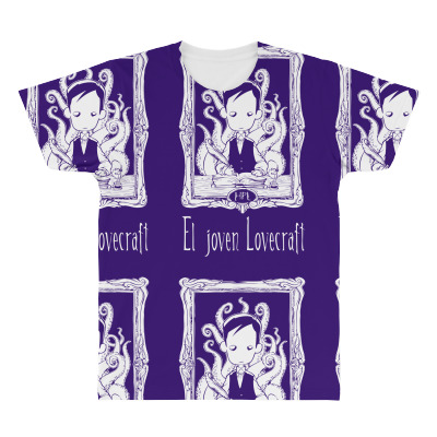 El Joven Lovecraft All Over Men's T-shirt Designed By Icang Waluyo