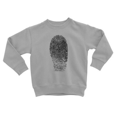 Funny Meme Crime Finger Print Memes Toddler Sweatshirt Designed By Arnaldo Da Silva Tagarro