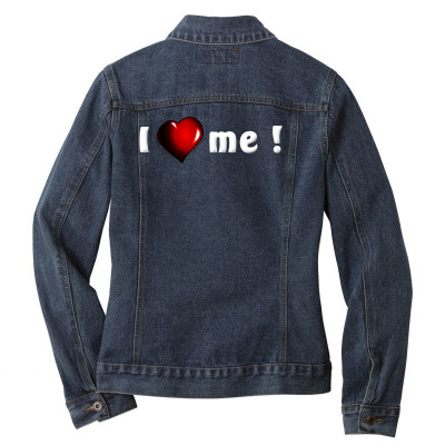 Message I Love My Self Incentive Message Ladies Denim Jacket Designed By Arnaldo Da Silva Tagarro