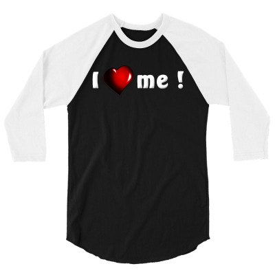 Message I Love My Self Incentive Message 3/4 Sleeve Shirt Designed By Arnaldo Da Silva Tagarro