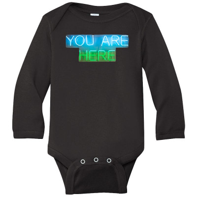 You Are Here Incentive Long Sleeve Baby Bodysuit Designed By Arnaldo Da Silva Tagarro