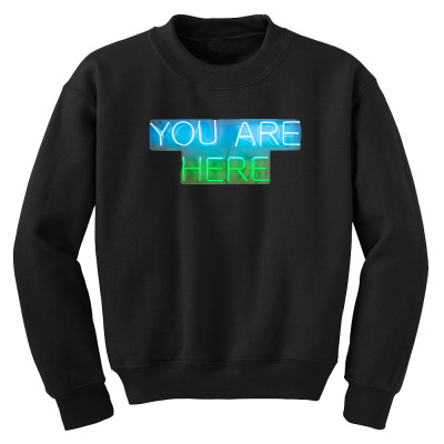You Are Here Incentive Youth Sweatshirt Designed By Arnaldo Da Silva Tagarro