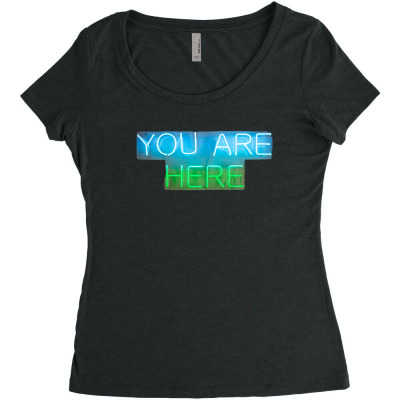 You Are Here Incentive Women's Triblend Scoop T-shirt Designed By Arnaldo Da Silva Tagarro