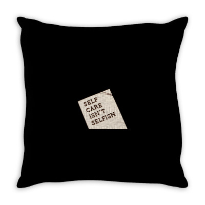 Self Care Incentive Throw Pillow Designed By Arnaldo Da Silva Tagarro