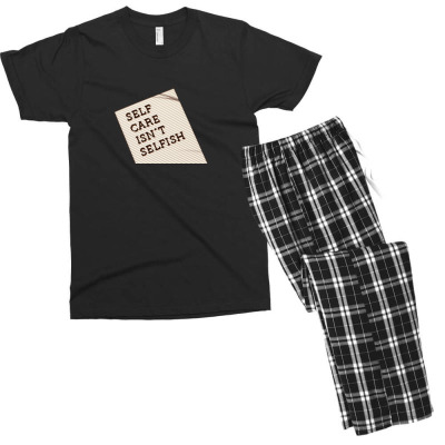 Self Care Incentive Men's T-shirt Pajama Set Designed By Arnaldo Da Silva Tagarro