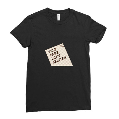 Self Care Incentive Ladies Fitted T-shirt Designed By Arnaldo Da Silva Tagarro