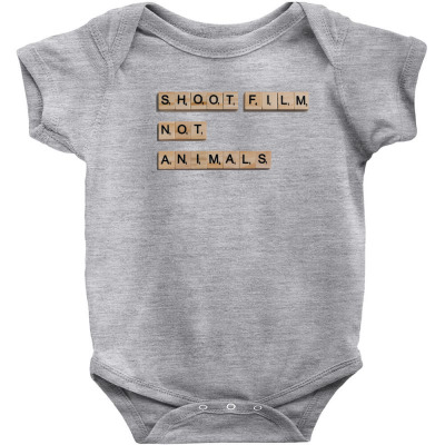Message Shoot Film Not Animals Incentive Inspirational Support Baby Bodysuit Designed By Arnaldo Da Silva Tagarro