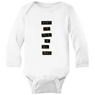 Message What If Incentive Inspirational Support Message Long Sleeve Baby Bodysuit Designed By Arnaldo Da Silva Tagarro