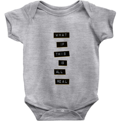 Message What If Incentive Inspirational Support Message Baby Bodysuit Designed By Arnaldo Da Silva Tagarro