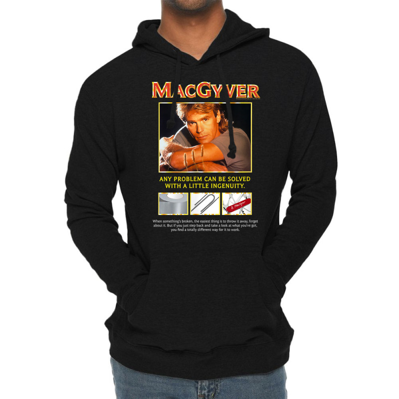 Macgyver Original Series Ingenuity T Shirt Lightweight Hoodie | Artistshot