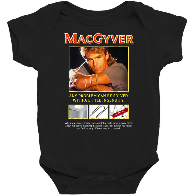 Macgyver Original Series Ingenuity T Shirt Baby Bodysuit | Artistshot