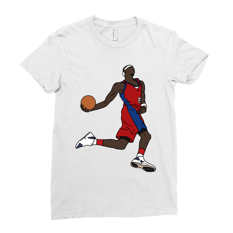 Darius Miles Windmill Ladies Fitted T-Shirt by grahamlauren | Artistshot