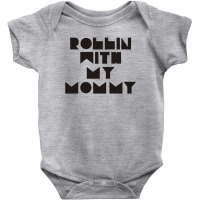 Rollin With Mommy Maternity Baby Bodysuit | Artistshot