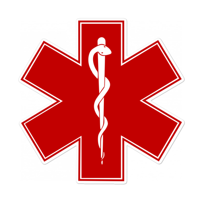 Star Of Life Emergency Medical Services Symbol, Ambulance, Sticker | Artistshot