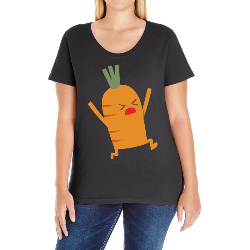 Screaming Carrot Ladies Curvy T-Shirt by garrys4b4 | Artistshot