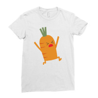 Screaming Carrot Ladies Fitted T-shirt | Artistshot