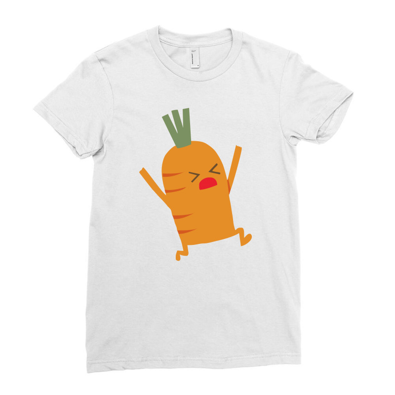 Screaming Carrot Ladies Fitted T-Shirt by garrys4b4 | Artistshot