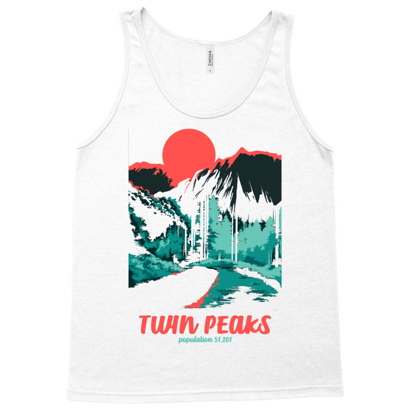 Twin Peaks Classic Tonal Color Pop Poster Sweatshirt Tank Top by norhannuchols | Artistshot