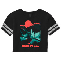 Twin Peaks Classic Tonal Color Pop Poster Sweatshirt Scorecard Crop Tee | Artistshot