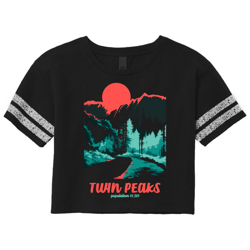 Twin Peaks Classic Tonal Color Pop Poster Sweatshirt Scorecard Crop Tee by norhannuchols | Artistshot