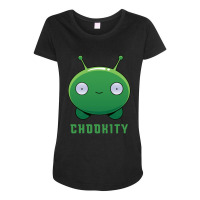 Final Space Chookity Maternity Scoop Neck T-shirt | Artistshot