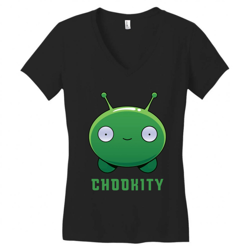 Final Space Chookity Women's V-Neck T-Shirt by scarlettzoe | Artistshot