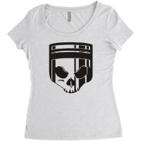 Skull Piston Women's Triblend Scoop T-shirt | Artistshot