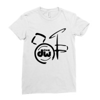 Drum Music Instrument Ladies Fitted T-shirt | Artistshot