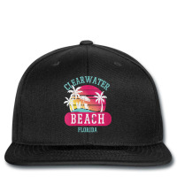 Womens Retro Cool Clearwater Beach Original Florida Sunset Beaches V N Printed Hat | Artistshot