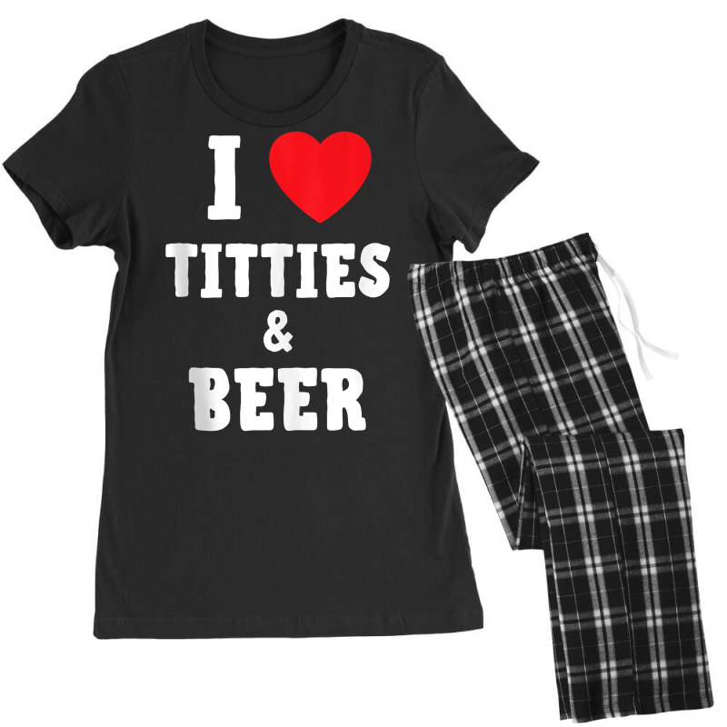 Custom I Love Titties And Beer Funny Tittes And Beer Lovers Tank