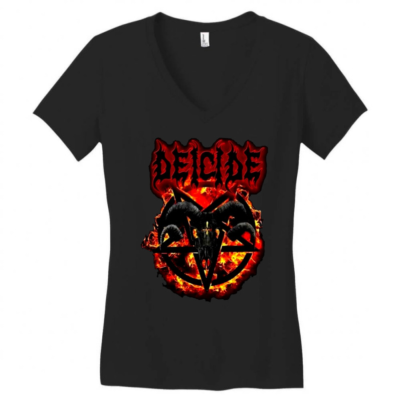 Deicide Special Art Women's V-Neck T-Shirt by Citra Ciko | Artistshot