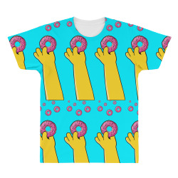 homer donuts All Over Men's T-shirt | Artistshot