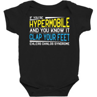 Clap Your Feet Ehlers Danlos (eds) Hypermobility Long Sleeve T Shirt Baby Bodysuit | Artistshot