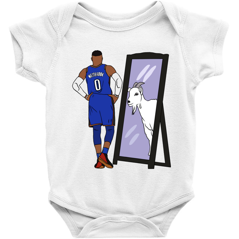 Russell Westbrook Mirror Goat (thunder) Baby Bodysuit by grahamlauren | Artistshot