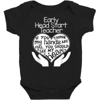 Early Head Start Teacher Heart T Shirt School Team Gift Baby Bodysuit | Artistshot