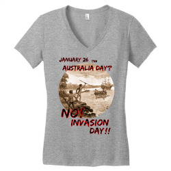 invasion day meme Women's V-Neck T-Shirt | Artistshot
