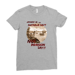 invasion day meme Ladies Fitted T-Shirt | Artistshot