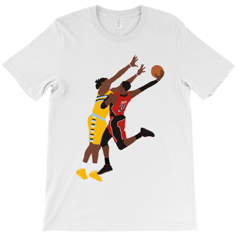 Terrence Ross Dunk On Kenneth Faried T-shirt | Artistshot