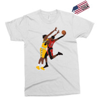 Terrence Ross Dunk On Kenneth Faried Exclusive T-shirt | Artistshot