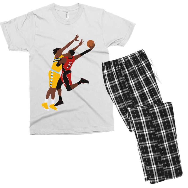 Terrence Ross Dunk On Kenneth Faried Men's T-shirt Pajama Set | Artistshot