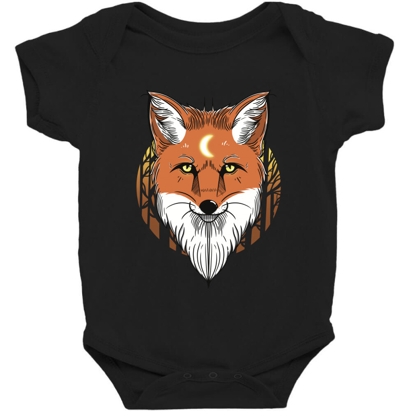 Magical Fox Baby Bodysuit by Artthree | Artistshot