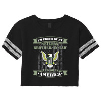 My Brotherinlaw Is A Veteran T Veterans Day Gift Scorecard Crop Tee | Artistshot