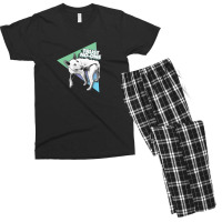 Trust No One Nihilist Dog Design Men's T-shirt Pajama Set | Artistshot