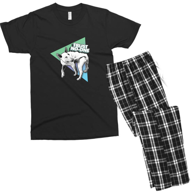 Trust No One Nihilist Dog Design Men's T-shirt Pajama Set by oragumun | Artistshot