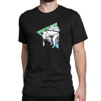 Trust No One Nihilist Dog Design Classic T-shirt | Artistshot