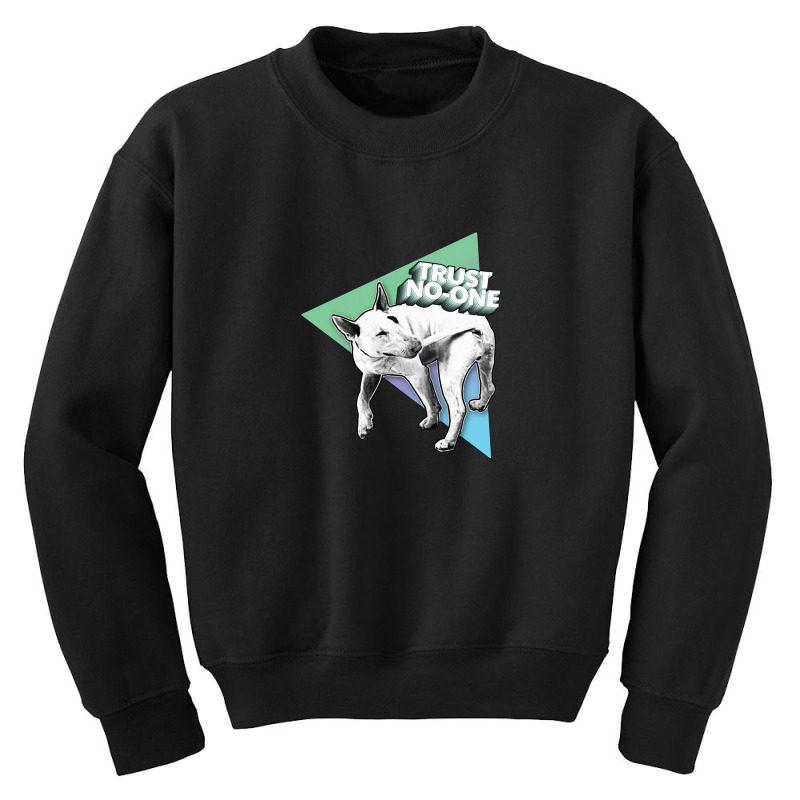 Trust No One Nihilist Dog Design Youth Sweatshirt by oragumun | Artistshot