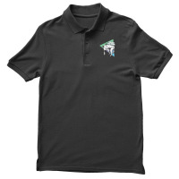 Trust No One Nihilist Dog Design Men's Polo Shirt | Artistshot